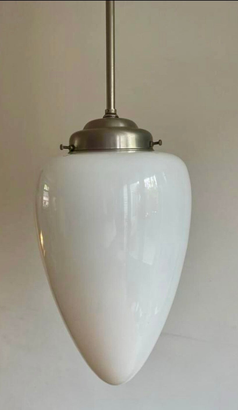 Menhir melkglas grote druppellamp