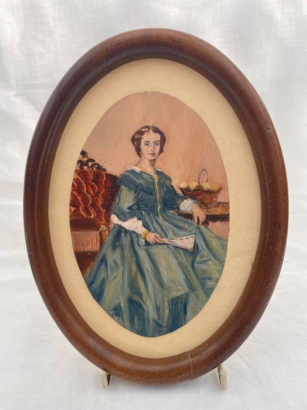 Schilderij van een dame