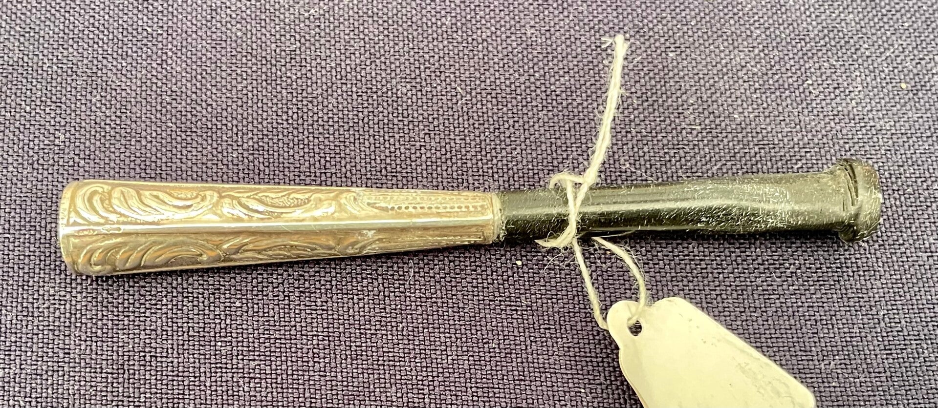 Silverplated sigarettenmondstuk