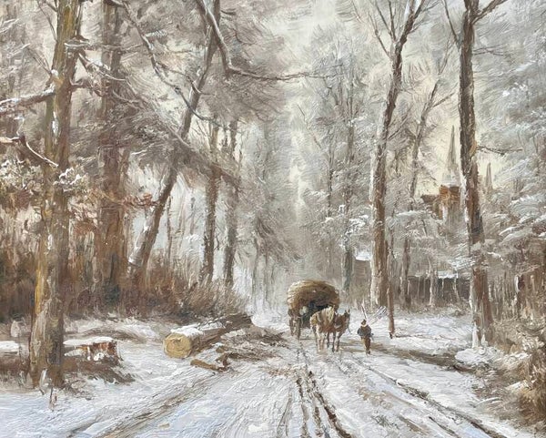 Winterlandschap naar Apol