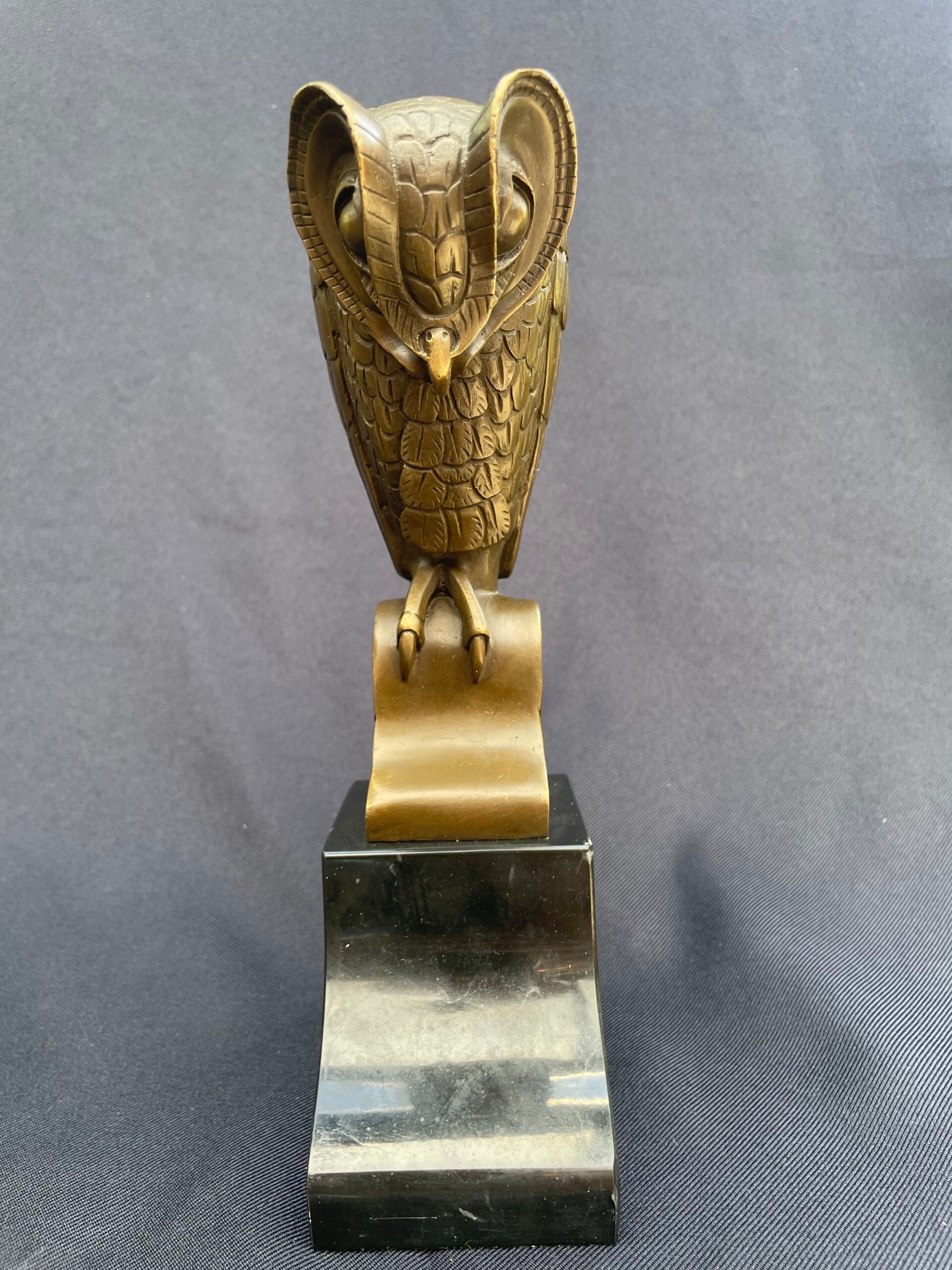 Naar M. Coste. Art Deco uil. NIEUW.