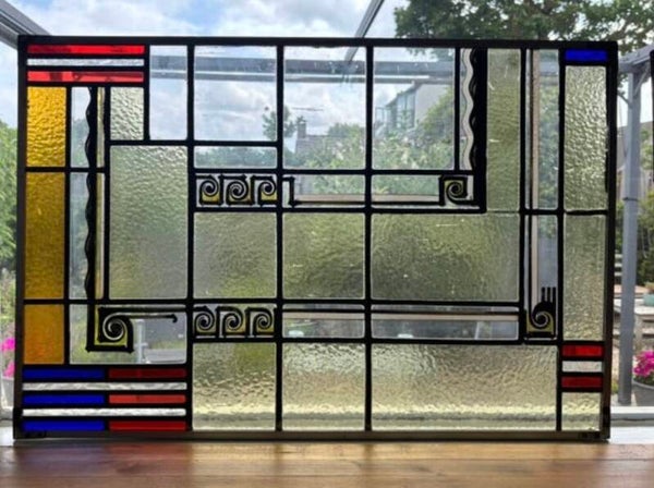 Art Deco glas in lood