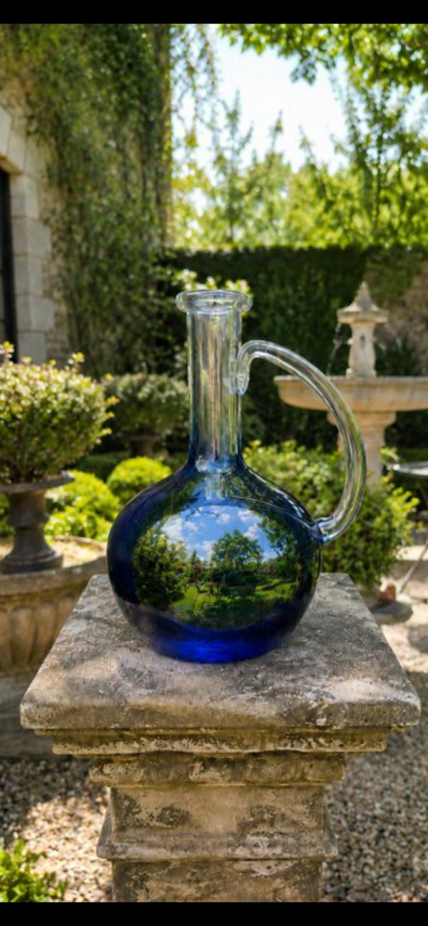 Kobaltblauwe decanteerkan