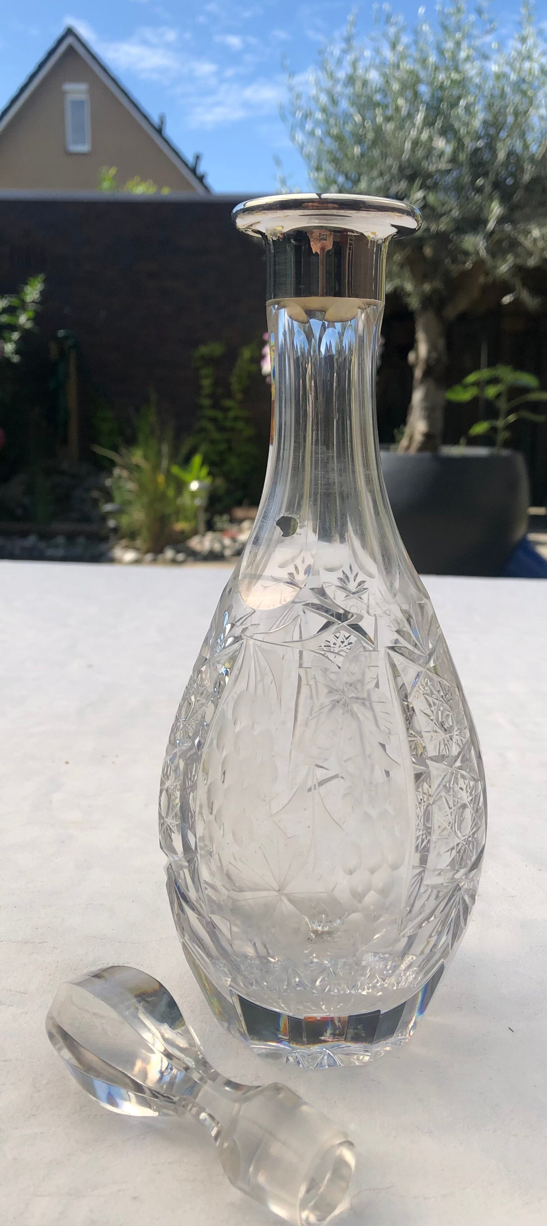 Kristal karaf met dop