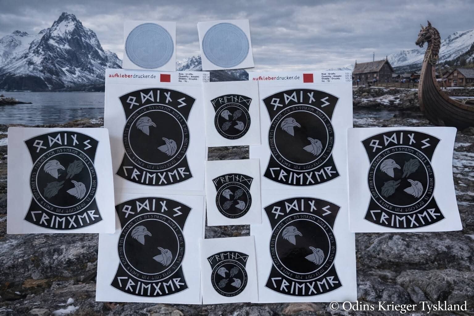 Odins Krieger Aufkleber Set 2