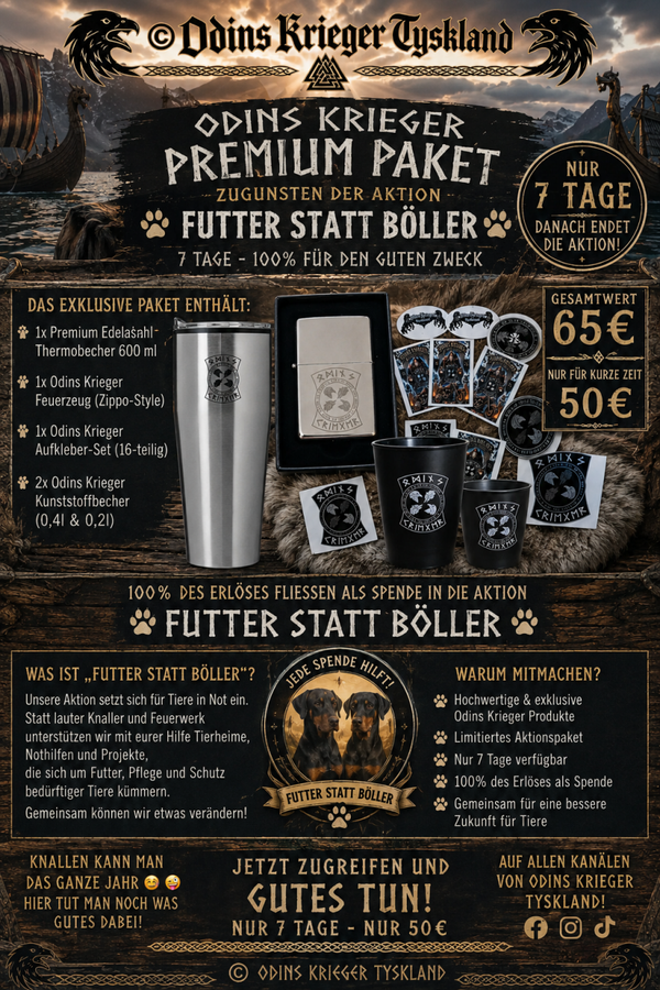 Premium Paket / Aktion Futter statt Böller