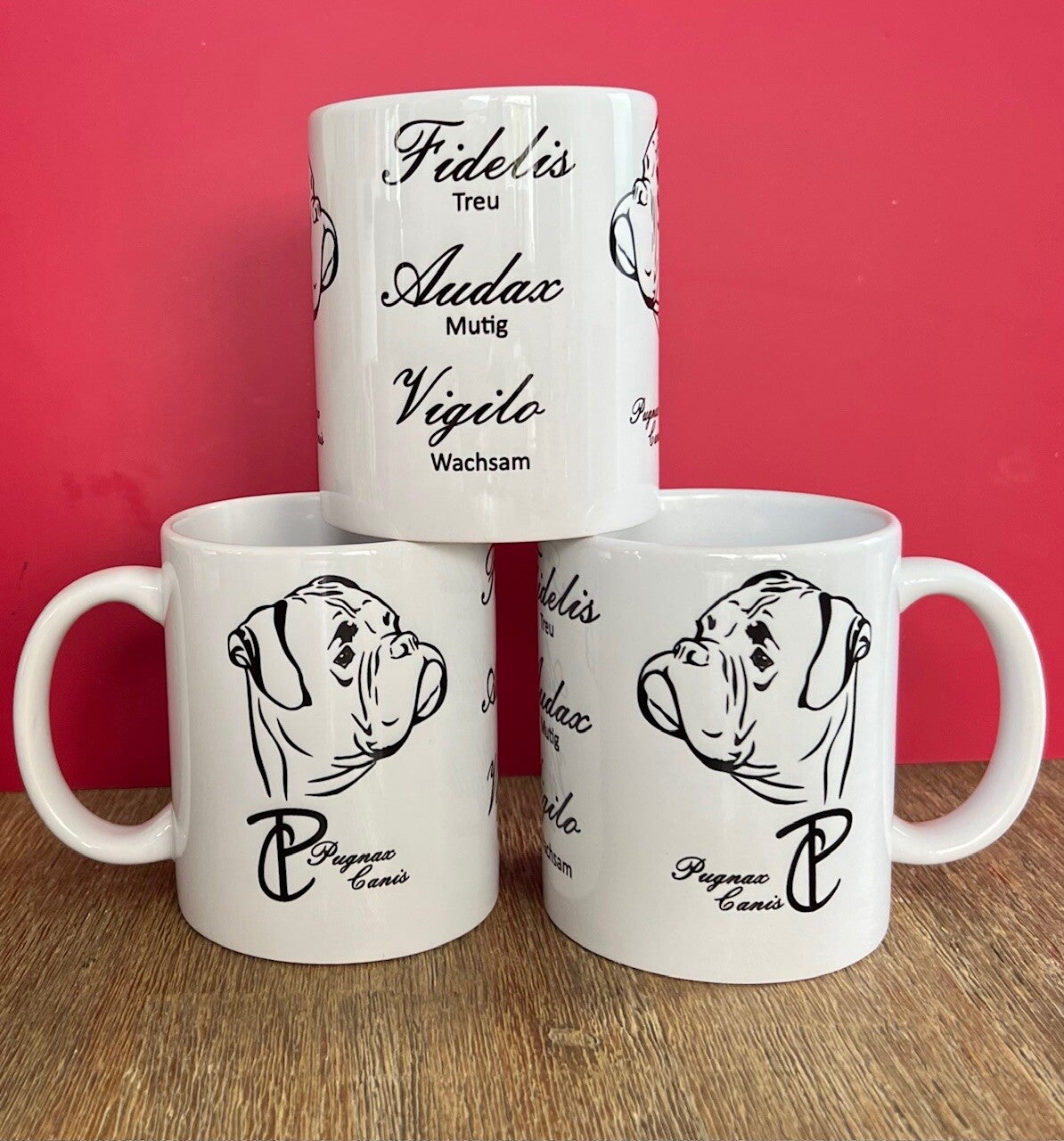 🐾 Exklusive Boxer-Tasse „Pugnax Canis“ – Edition Dem-Daisy's Factory  Ein absolutes Unikat für wahre Boxer-Fans!