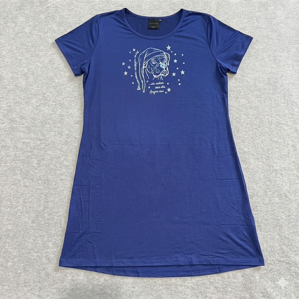 B-WARE!  Sleepshirt / Nachthemd „Boxermamas schlafen nicht…“ (GrößeXL)