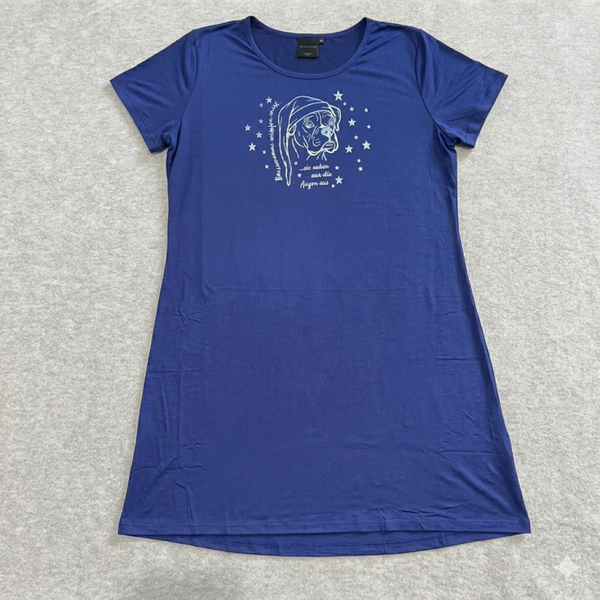 B-WARE!  Sleepshirt / Nachthemd „Boxermamas schlafen nicht…“ (GrößeXL)