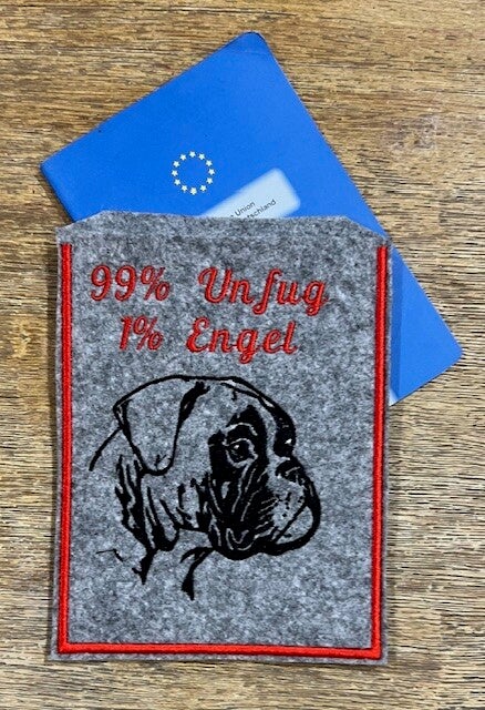 Impfpasshülle-Deutscher Boxer