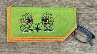 Brillenetui aus Filz "Der sicherste Ort seit Erfindung des Nistkastens"