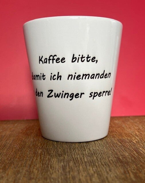 Kaffeepott für Tierpfleger