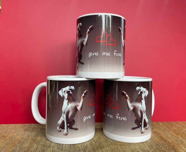 Tasse/Kaffepott deutscher Boxer