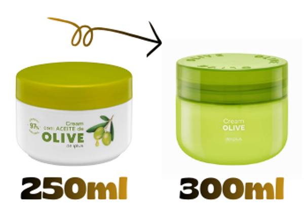 Deliplus Cream Oliva (Olive) - Lichaamscrème met Olijfolie 300ml