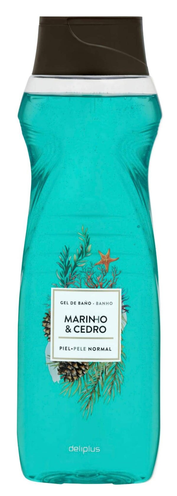 Deliplus Gel de Baño Marinho & Cedro - Bad- en douchegel 750ml
