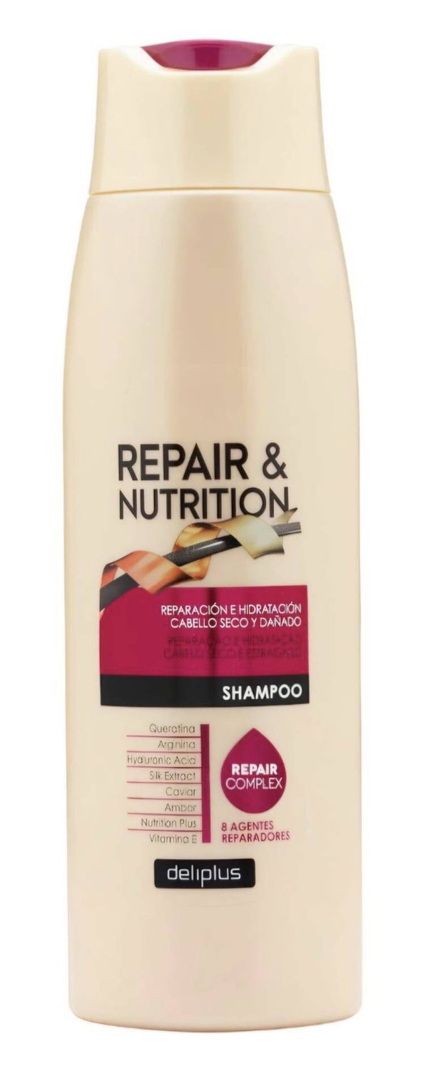 Deliplus Shampoo Repair & Nutrition - Voor droog en beschadigd haar - 400ml