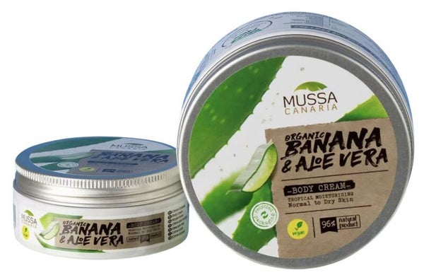 Mussa Canaria Mini Body Cream Organic Banana & Aloe Vera 70ml