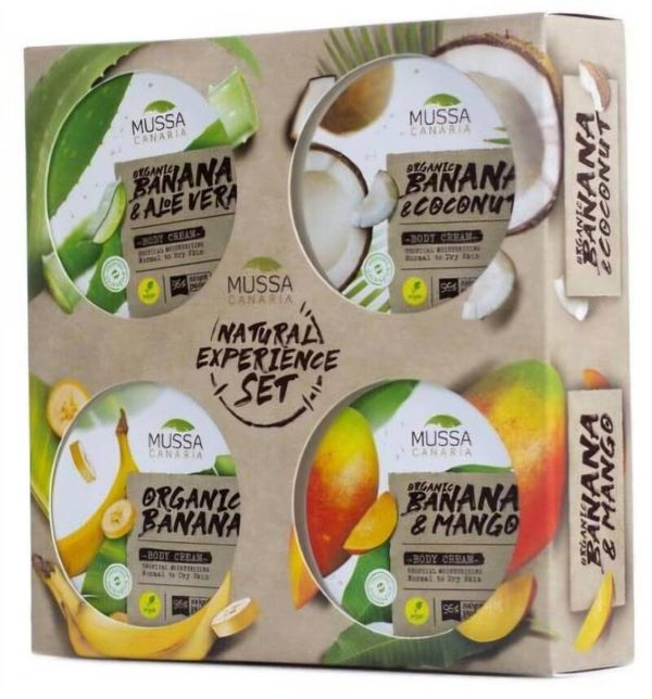 Mussa Canaria Natural Vegan Experience Bodycream Set - 4 x 70ml