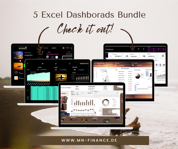 5 Bundle Excel Dashboards