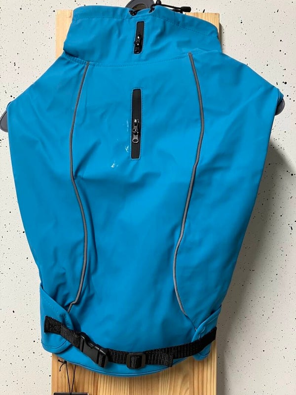 Regen jas Blauw voor hippe honden