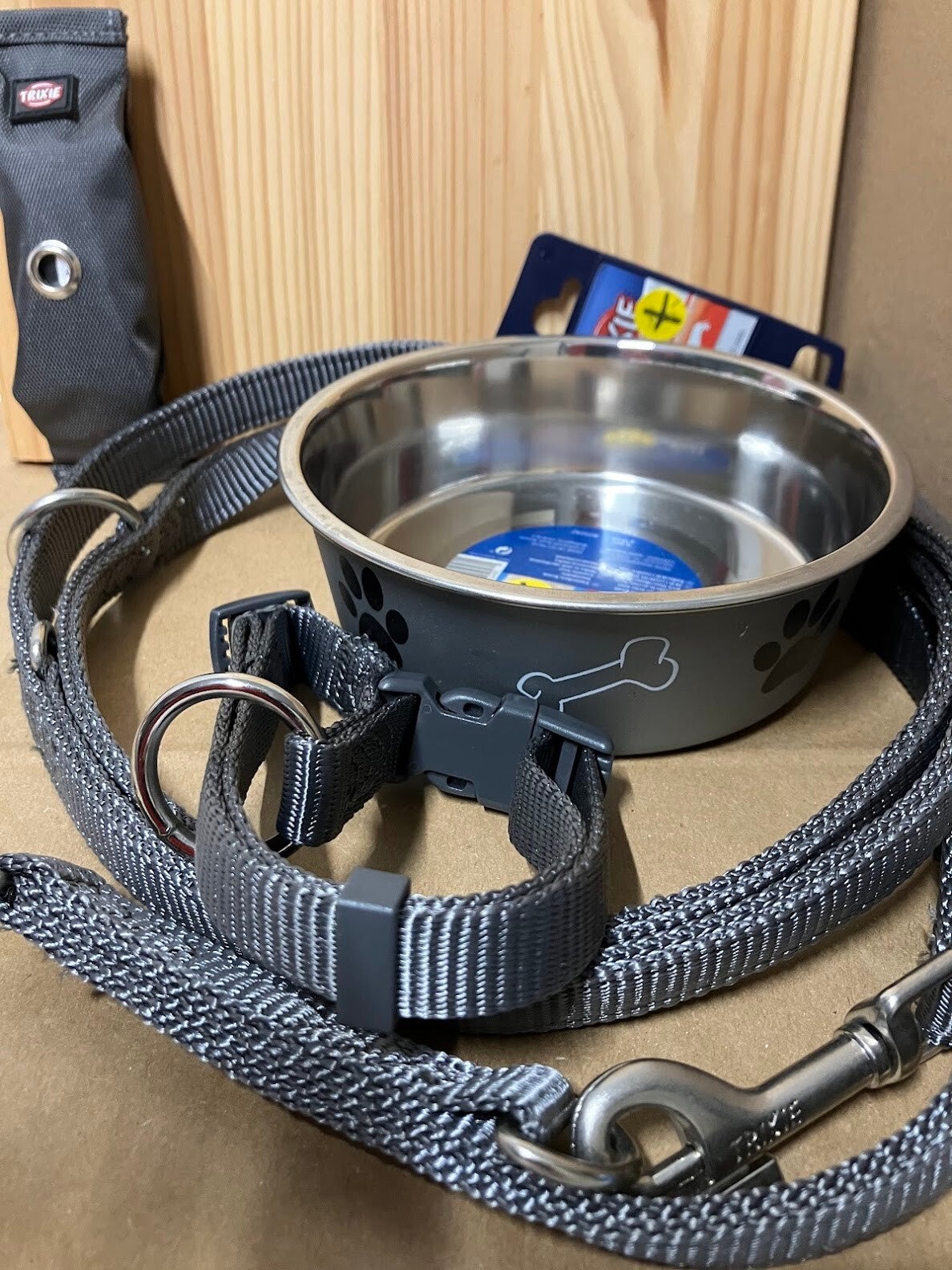 Puppy Cadeaupakket Grijs 4-delig