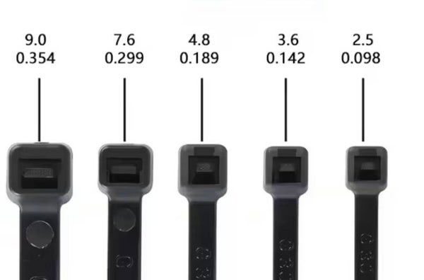 Kabelbinder Schwarz  PA6.6 UV-beständig-