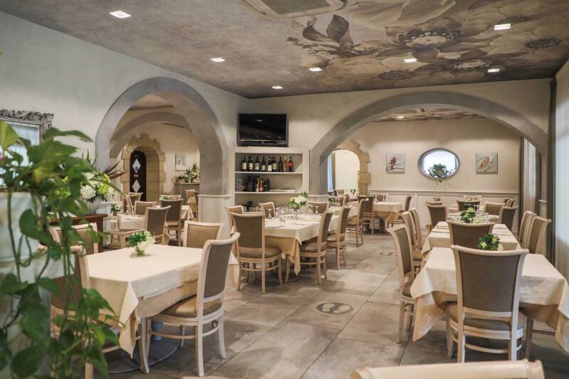 Interno di un ristorante dei Colli