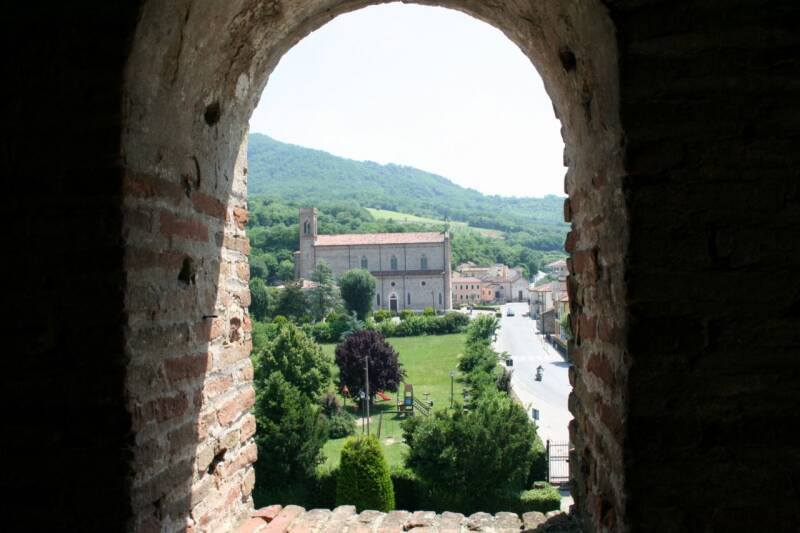 Castello Valbona- vista dei Colli Euganei