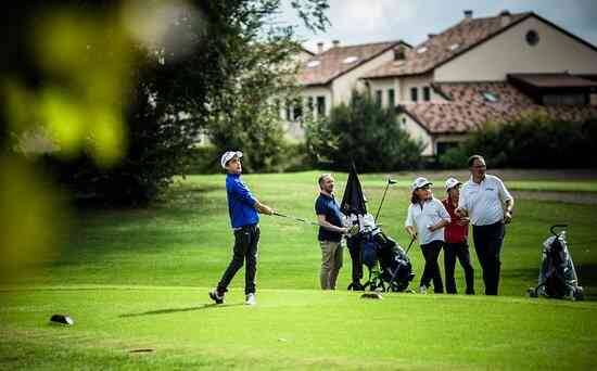 Golfisti in azione