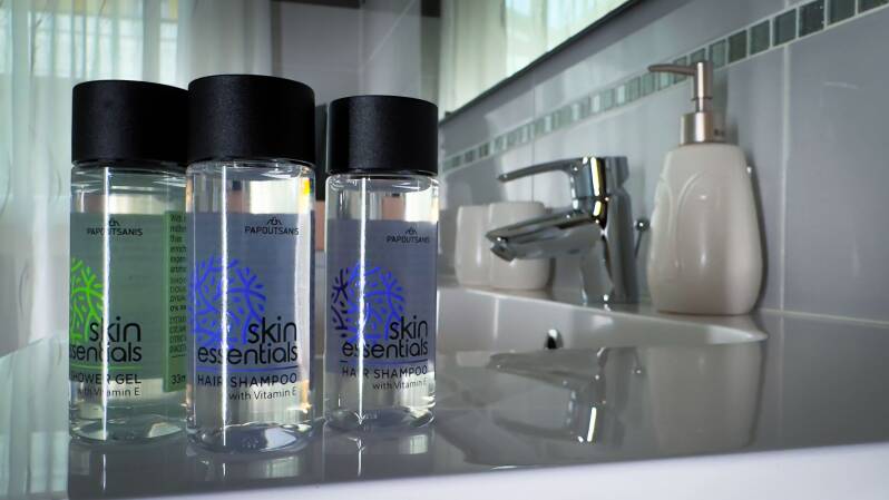 Particolare del bagno di Casa Luna