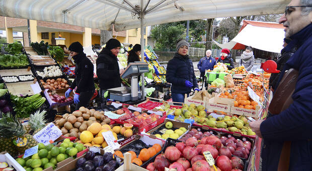 Mercato frutta e verdura