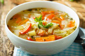 Minestrone preparato in casa