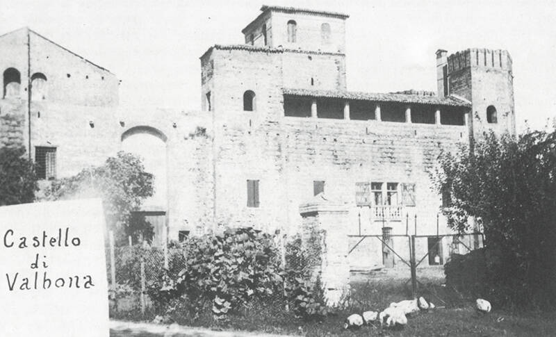 Castello di Valbona Vartolina d'epoca 