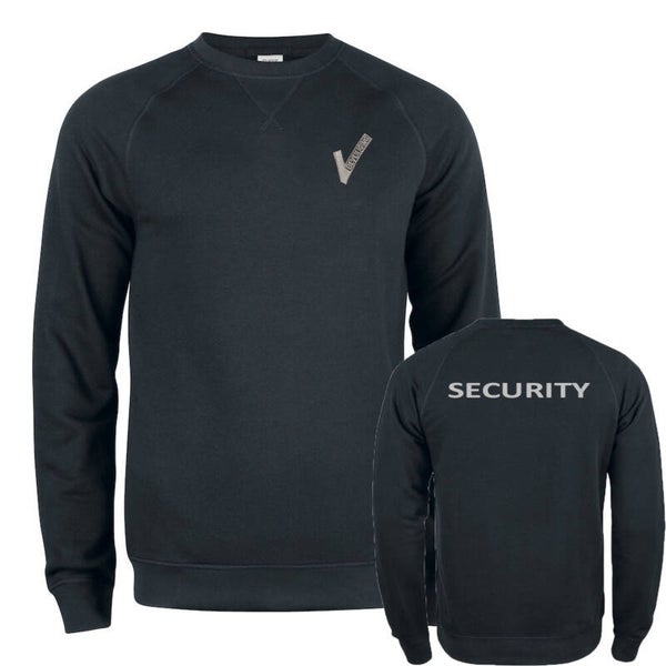 Zwarte trui met V embleem