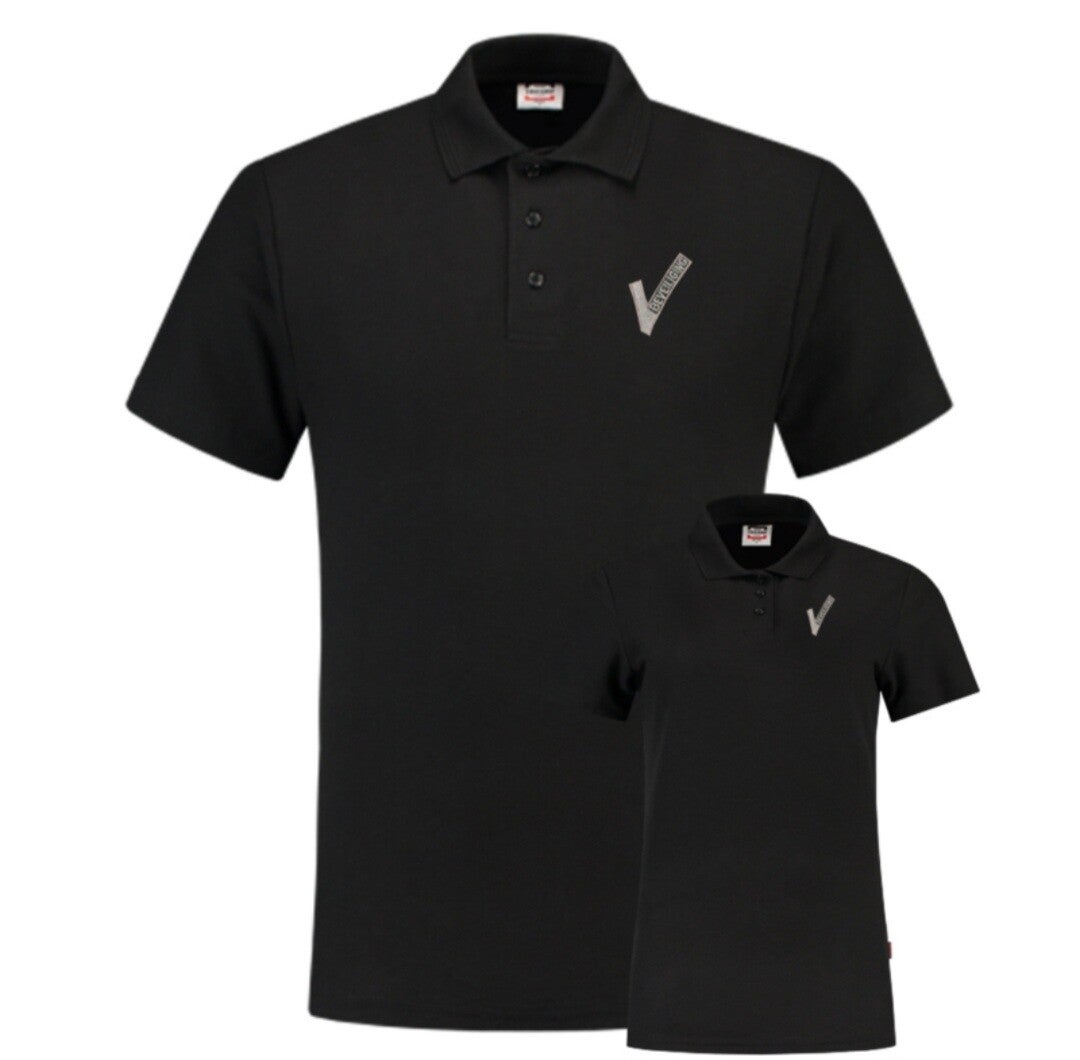 Poloshirt met V embleem