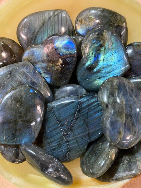 Labradorite Heart - Protection & Letting go