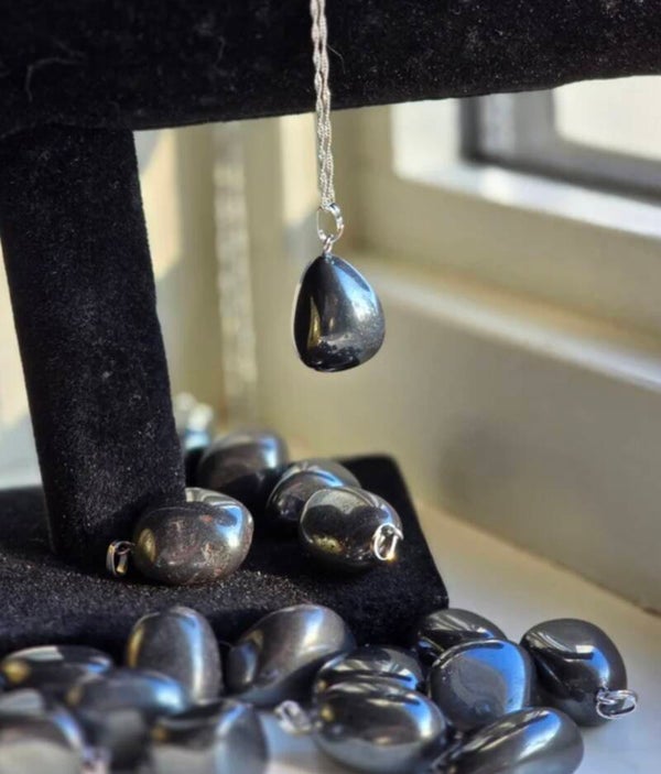 Hematite Pendant ( Negativity, Balance & protection)