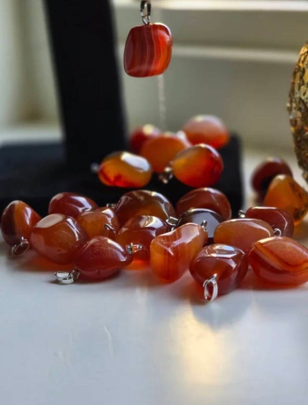 Carnelian Pendant (Physical Pain, Energy and Strength to Proceed)
