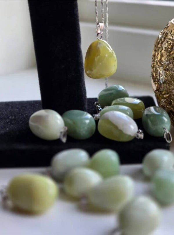 Green Jade Pendant (Harmony, Wealth & Luck)