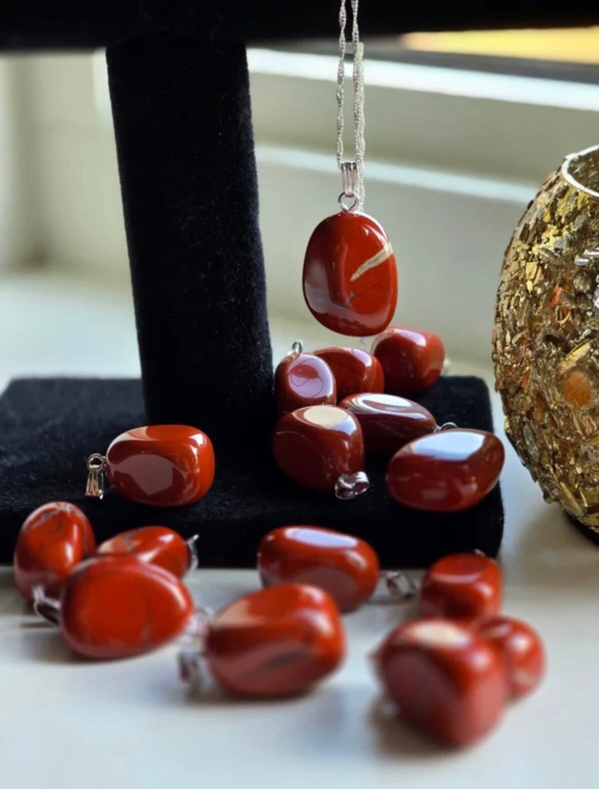 Red Jasper Pendant (Protection, Achieving goals and life lust)