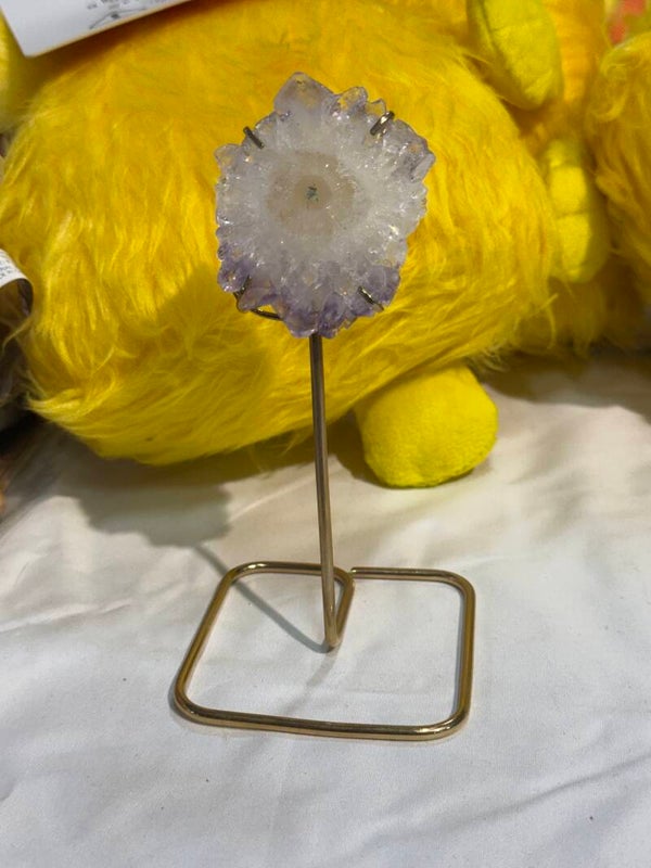 Stalactite - on 24k plated gold stand