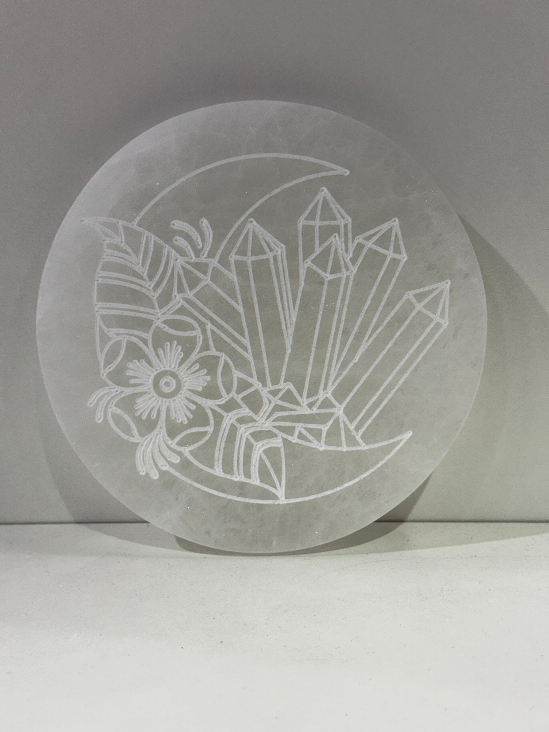 Selenite - Plate 15CM - Crystals
