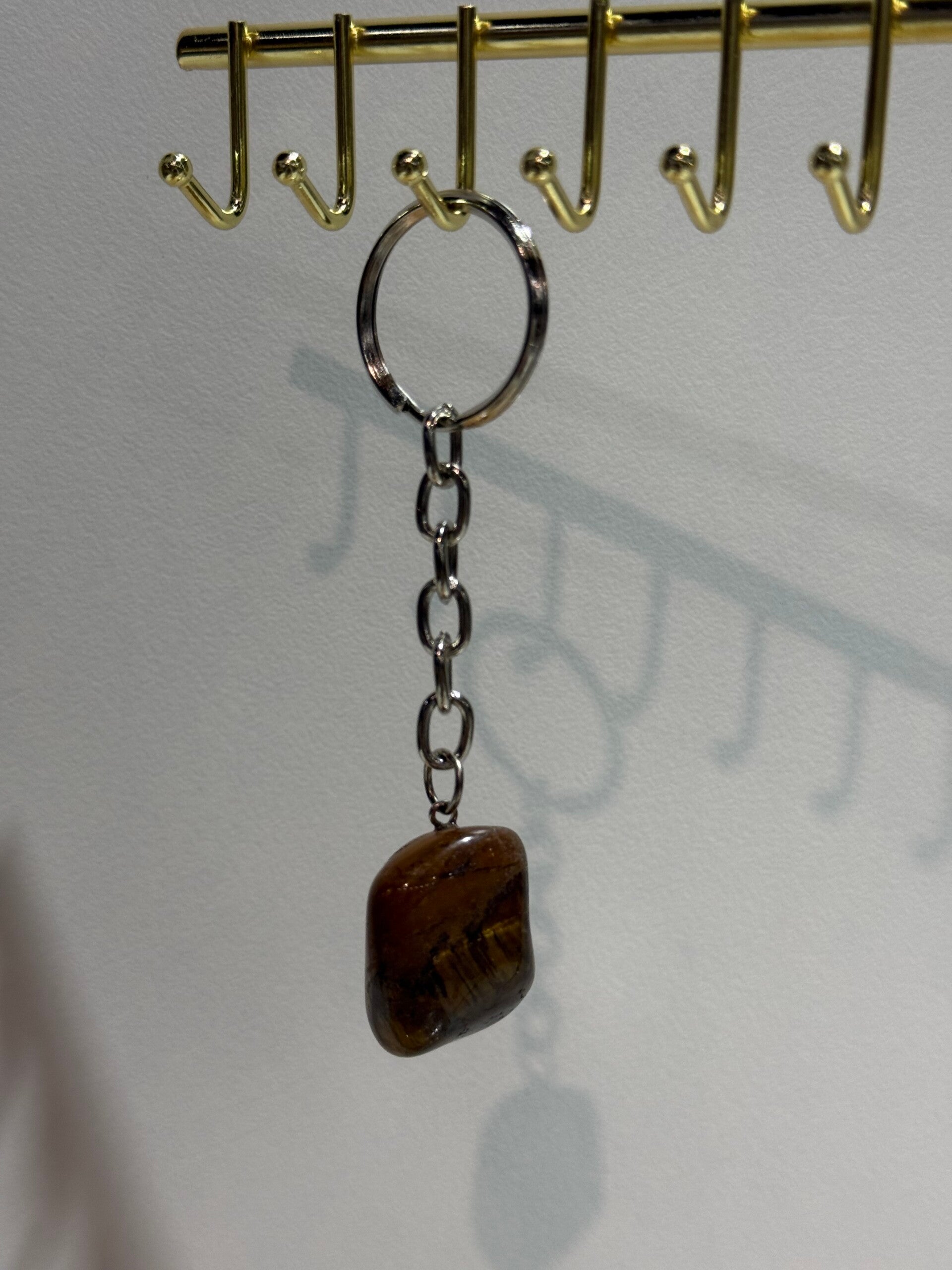 Keychain - Tigerseye - Letting go of the past