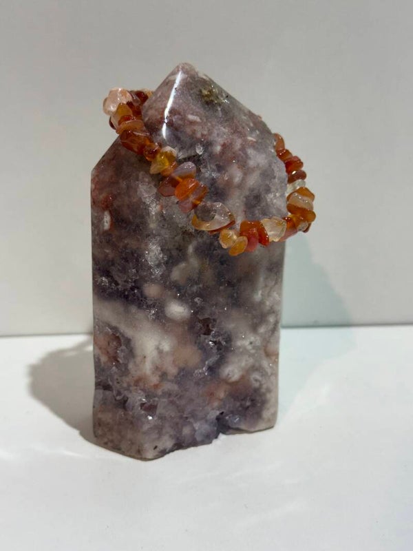 Bracelet - Carnelian Split (Nerve Pain, Physical Pain)