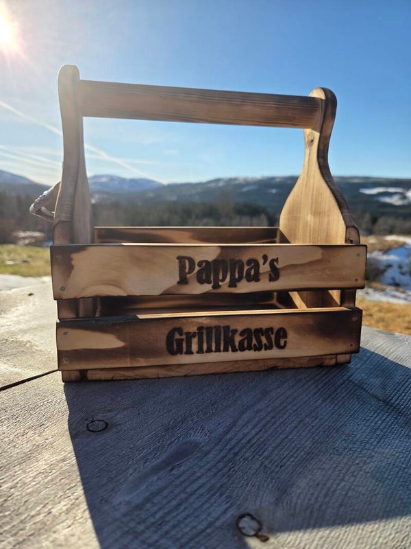 Pappa's Grillkasse, med flaskeåpner