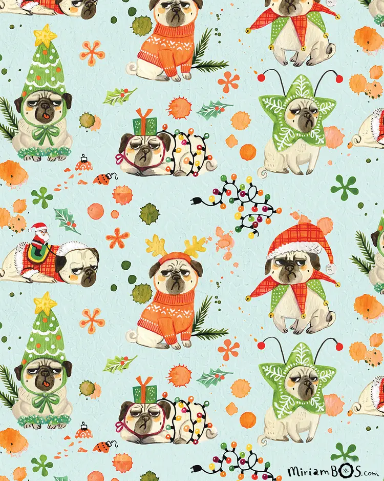copyrighted-pattern-design-holidaysiday-bah-humpug-grumpy-pugs-main-llustrated-by-miriam-bos-nprot-standard.webp