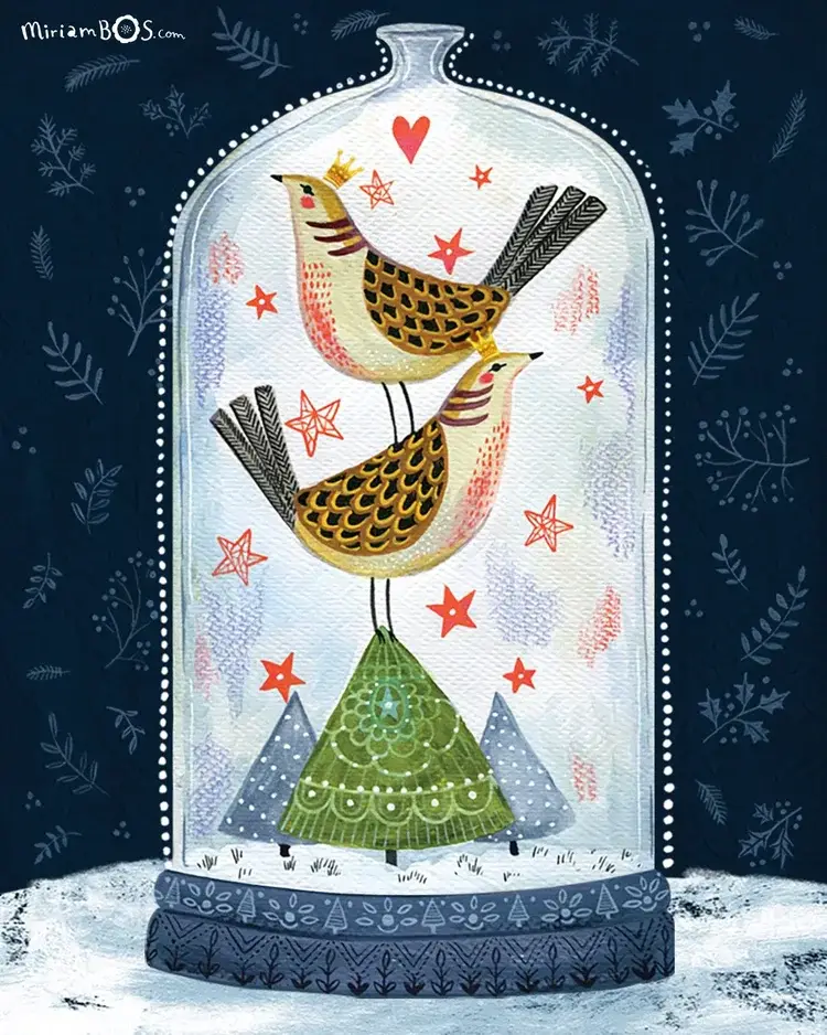 copyrighted-print-holidays-12days-of-christmas-2-turtle-doves-illustration-by-miriam-bos-nprot-standard.webp