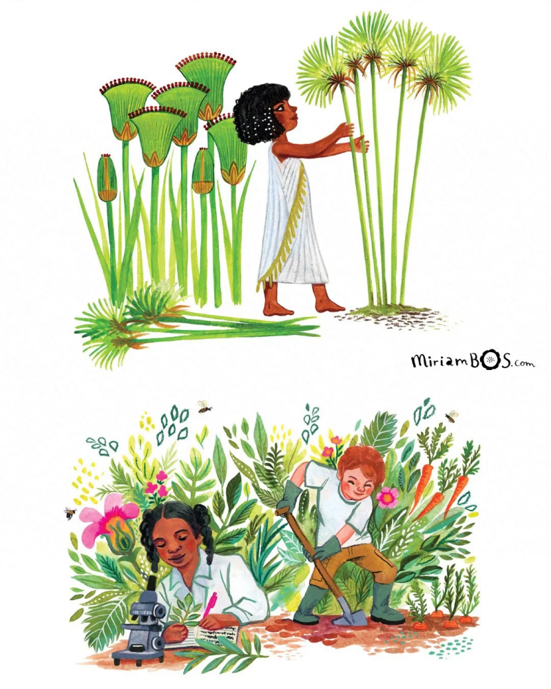 print-how-to-speak-flower-illustration-kids-doing-research-illustrated-by-miriam-bos-prot-standard-21hm5f.png