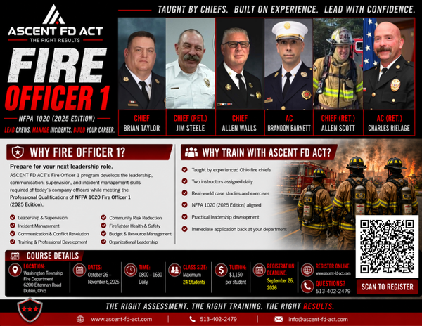 Fire Officer I: Dublin, Ohio