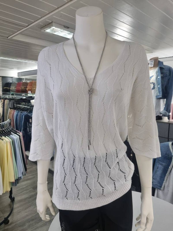 Pullover mit ¾-Ärmeln